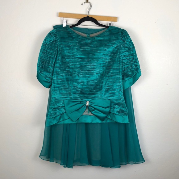 Vintage Karen Laurence By Matthew 2 Pcs Cocktail - Picture 1 of 8